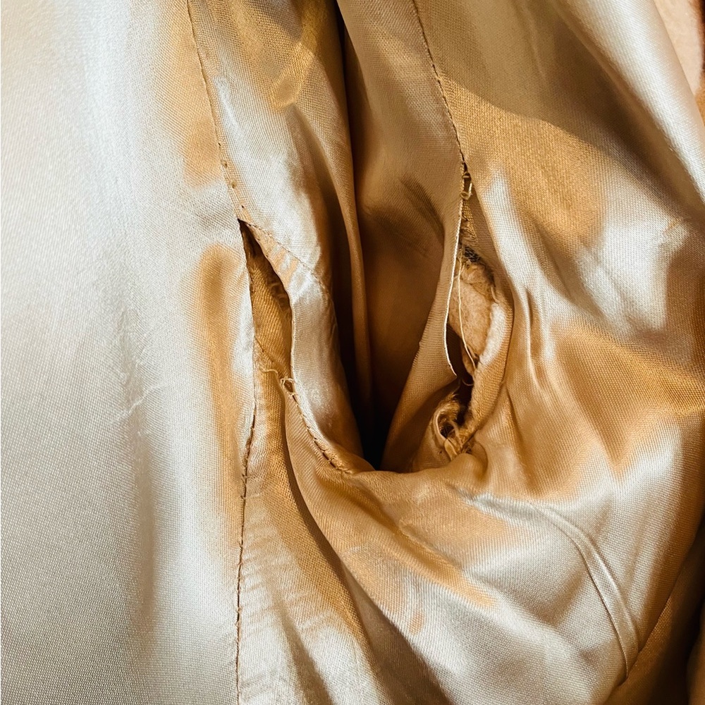 Cashmere Cream Wrap Coat Super Soft - Picture 6 of 6